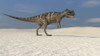 Ceratosaurus walking across a barren landscape Poster Print - Item # VARPSTKVA600308P