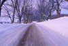 Snowy country road Poster Print - Item # VARPPI81682