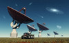 A deep space tracking station on an alien planet Poster Print - Item # VARPSTMAS100856S