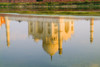 India, Agra, Taj Mahal, Temple Reflection At Sunset On Yamuna River. PosterPrint - Item # VARDPI1983877