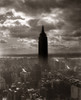 1930s-1940s Empire State Building Silhouetted Against High Gathering Storm Clouds Covering Nyc New York Usa Print By - Item # PPI172451LARGE