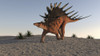 Kentrosaurus walking on sandy terrain Poster Print - Item # VARPSTKVA600533P