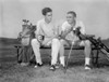 Pair of men resting in interval of golf session Poster Print - Item # VARSAL255422005