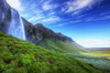 HDR of waterfall Seljalandsfoss along the southern coast of Iceland; Iceland PosterPrint - Item # VARDPI2324383
