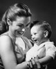 Close-up of a smiling mother holding her son Poster Print - Item # VARSAL2559784