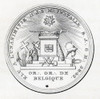 Masonic Seal Engraving From The Book The History Of Freemasonry Volume Iii Published By Thomas C. Jack London 1883 PosterPrint - Item # VARDPI1861686