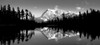 Reflection of mountains in a lake, Mt Shuksan, Picture Lake, North Cascades National Park, Washington State, USA Poster Print - Item # VARPPI172530