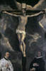 Christ on the Cross Adored by Two Donors  16th C.  El Greco  Musee du Louvre  Paris Poster Print - Item # VARSAL11581890