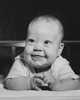 Close-up of a baby smiling in a crib Poster Print - Item # VARSAL255619A
