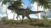 Monolophosaurus dinosaur in a prehistoric environment Poster Print - Item # VARPSTKVA600549P