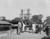 France  Paris  Book stalls along Seine  Notre Dame Cathedral in background Poster Print - Item # VARSAL255424385