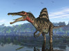 A Spinosaurus searches for its next meal Poster Print - Item # VARPSTWMY100208P