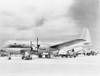 Side profile of an airplane at airport Poster Print - Item # VARSAL25540507