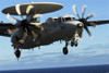 E-2C Hawkeye approaches the flight deck of USS John C Stennis Poster Print - Item # VARPSTSTK104484M