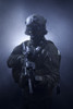 Special operations forces soldier equipped with night vision and an automatic weapon Poster Print - Item # VARPSTTWE300035M