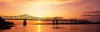 Bridge At Sunset  Mississippi Poster Print by Panoramic Images (38 x 12) - Item # PPI2183