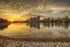 Sunset Over False Creek And City Skyline;Vancouver British Columbia Canada PosterPrint - Item # VARDPI2316483