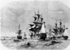British Fleet at Grassy Bay  Bermuda In 1862  left to right: Diadem  Nile  Immortalite  St. George Poster Print - Item # VARSAL25522566