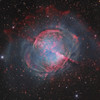Messier 27, The Dumbbell Nebula, a planetary nebula in Vulpecula Poster Print - Item # VARPSTGEN100117S