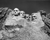 USA  South Dakota  Mount Rushmore National Memorial  low angle view of sculptures of US Presidents carved in mountain Poster Print - Item # VARSAL25546205