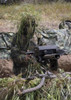 Fort Hunter Liggett, California, April 19, 2008 - A soldier mans an MK-19 automatic crew serve grenade launcher while protecting the lines during field training exercise Bearing Duel. Poster Print - Item # VARPSTSTK103114M