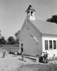 Group of children playing in front of a school building  West Thornton  New Hampshire  USA Poster Print - Item # VARSAL25517841