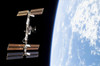 November 5, 2007 - The International Space Station backdropped by the blackness of space and Earth's horizon Poster Print - Item # VARPSTSTK201794S