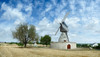 Aigremonts Windmill in a field against cloudy sky, Blere, Indre-et-Loire, Loire Valley, France Poster Print - Item # VARPPI171240