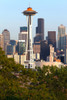 Communications tower in a city, Space Needle, Seattle, King County, Washington State, USA Poster Print - Item # VARPPI169702