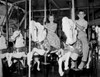 Children on carousel Poster Print - Item # VARSAL255418926