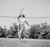 Young woman playing badminton Poster Print - Item # VARSAL255423345A