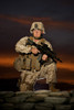 Portrait of a U.S. Marine in uniform Poster Print - Item # VARPSTTMO100507M