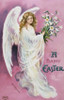 A Happy Easter Angel Nostalgia Cards Poster Print
