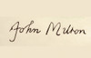 Signature Of John Milton, 1608 To 1674. English Poet, Author, Polemicist, Puritan And Civil Servant. From Milton's Poetical Works. PosterPrint - Item # VARDPI1903597