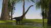 Mamenchisaurus walking through swampy water Poster Print - Item # VARPSTKVA600610P