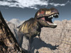 Tyrannosaurus rex roaring in a canyon Poster Print - Item # VARPSTEDV600344P