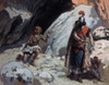 David and Saul in the Cave  James Tissot  Jewish Museum  New York Poster Print - Item # VARSAL999246