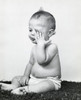 Close-up of a baby boy rubbing his eye Poster Print - Item # VARSAL2559195B
