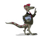 Illustration of an Iguanodon clerk Poster Print - Item # VARPSTSTK600139P