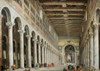 Interior Of San Paolo Fuore Le Mure  Rome   Panini  Giovanni Paolo(1692-1765 Italian)  Poster Print - Item # VARSAL900137120