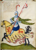 Knight on Yellow Horse with Reindeer Prints: Capodilista Codex Manuscript Illumination   Biblioteca Civica  Padua Poster Print - Item # VARSAL263519