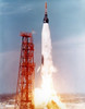 USA  Florida  Cape Canaveral  low angle view of a rocket taking off from a launch pad  Mercury-Atlas 5  November 29  1961 Poster Print - Item # VARSAL9902626