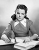 Teenage girl doing homework Poster Print - Item # VARSAL25513866B