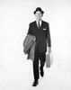 Portrait of a businessman carrying a briefcase and an overcoat Poster Print - Item # VARSAL25548206
