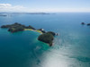 Aerial view of islands in the sea, Motuarohia Island, Bay of Islands, Northland, North Island, New Zealand Poster Print - Item # VARPPI171276
