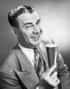 Portrait of mature man holding glass of beer Poster Print - Item # VARSAL2554227C