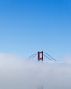 Suspension bridge covered with fog, Golden Gate Bridge, San Francisco Bay, San Francisco, California, USA Poster Print - Item # VARPPI168419