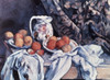 Curtain  Carafe  & Fruit  1899  Paul Cezanne  Oil on canvas  State Hermitage Museum  St. Petersburg  Russia Poster Print - Item # VARSAL998102