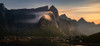 Reine village with mountains at sunset, Lofoten, Nordland, Norway Poster Print - Item # VARPPI169401
