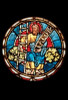 Jacob with the Ladder  Stained Glass Poster Print - Item # VARSAL90029730